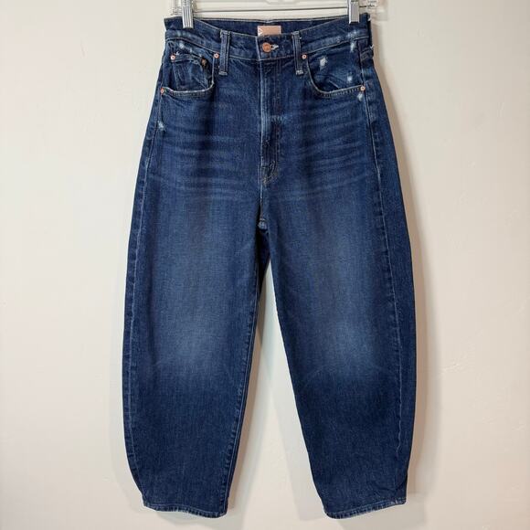 Mother Denim The Fangirl Flood Jeans Barrel Wide Leg Yee Haw 26 - Picture 2 of 12